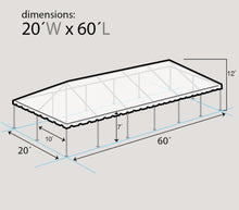 20’ x 60’ West Coast Frame Tent