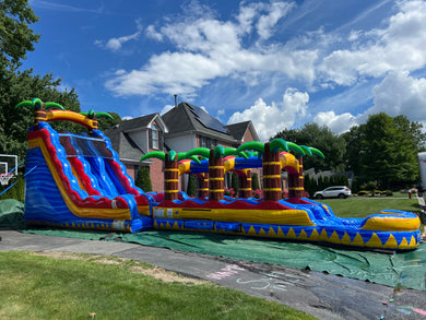 22’ Dual Lane Inferno Waterslide with Slip n Slide