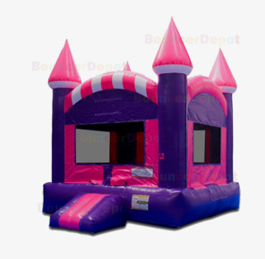 Pink Purple Castle Bounce House